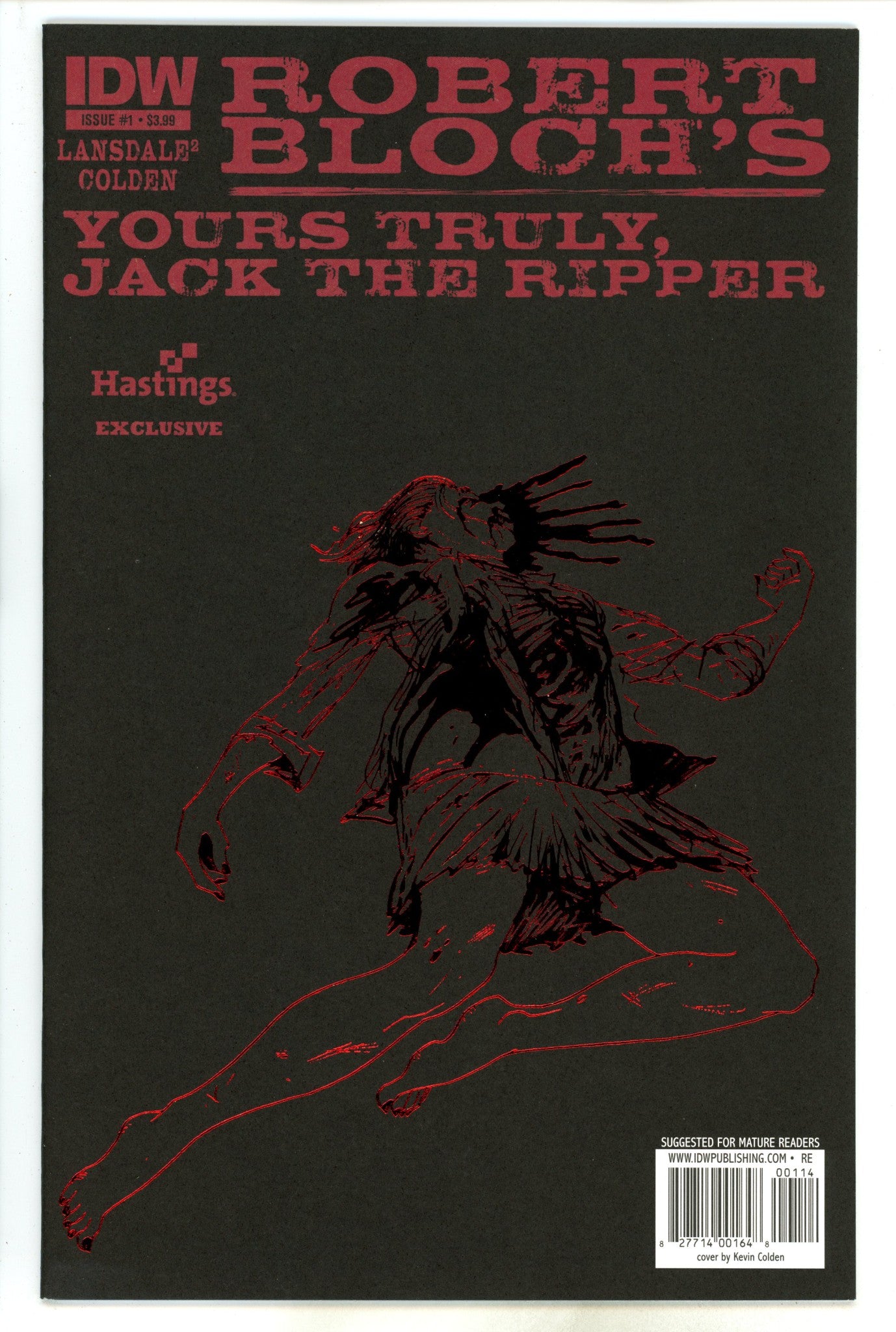 Yours Truly, Jack the Ripper 1 Foil Variant NM+