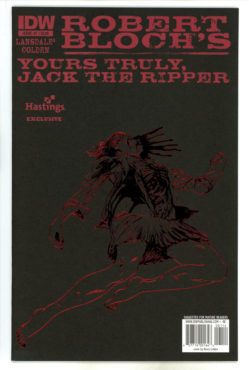 Yours Truly, Jack the Ripper 1 Foil Variant NM+