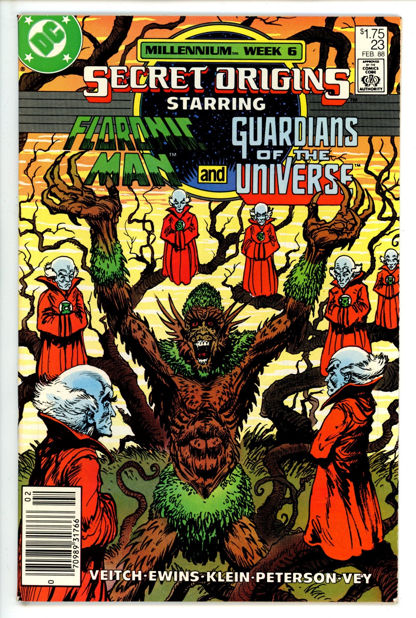 Secret Origins 23 Canadian Price Variant VF (1987)