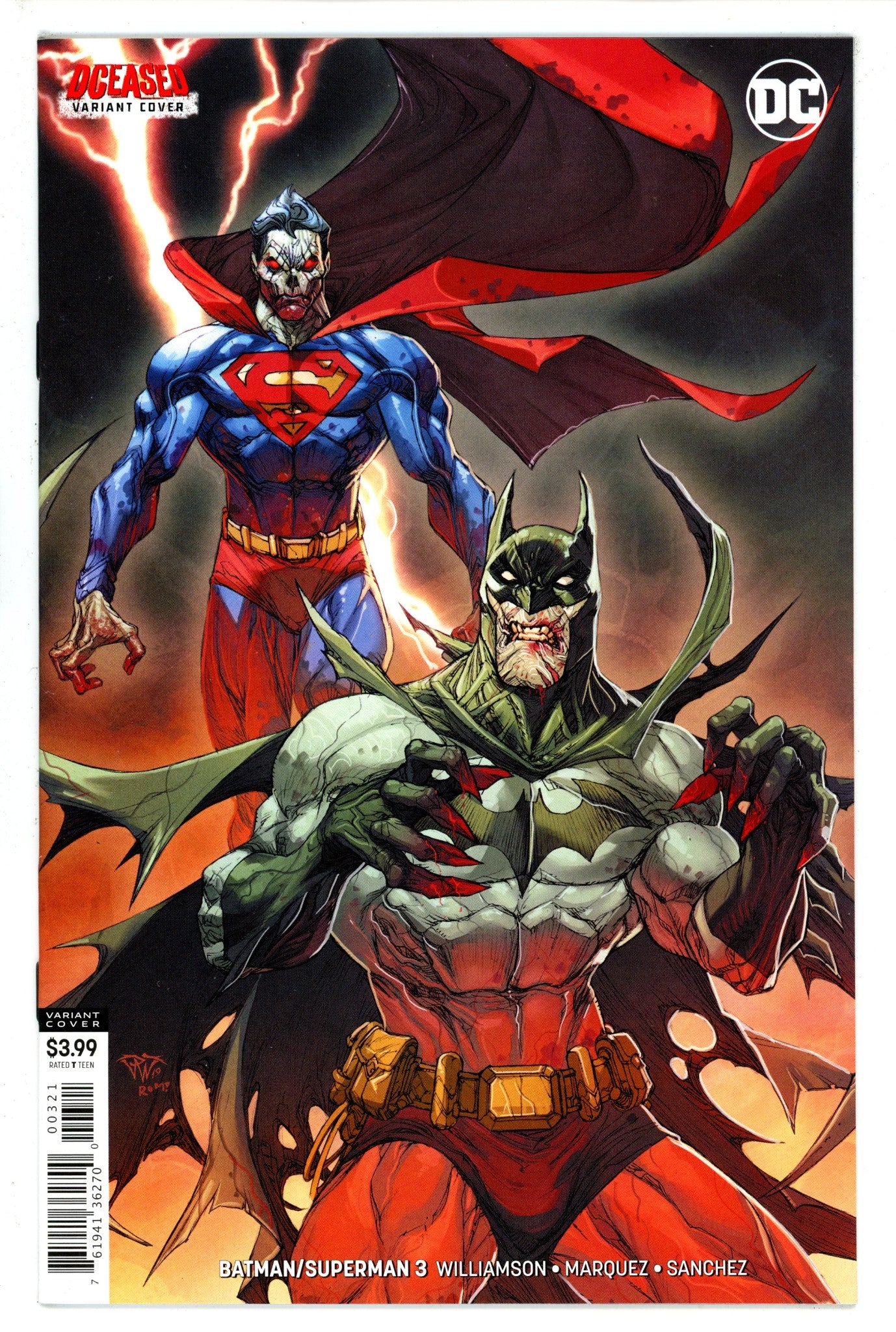 Batman / Superman Vol 2 3 Pantalena Variant