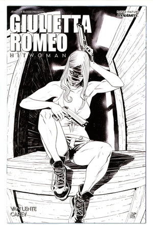 Jennifer Blood Presents Giulietta Romeo Hitwoman 1 Moss B&W Incentive Variant (2022)