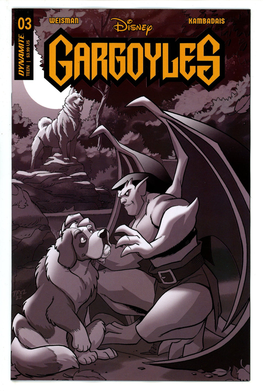 Gargoyles 3 Fleecs Line Art Incentive Variant (2023)
