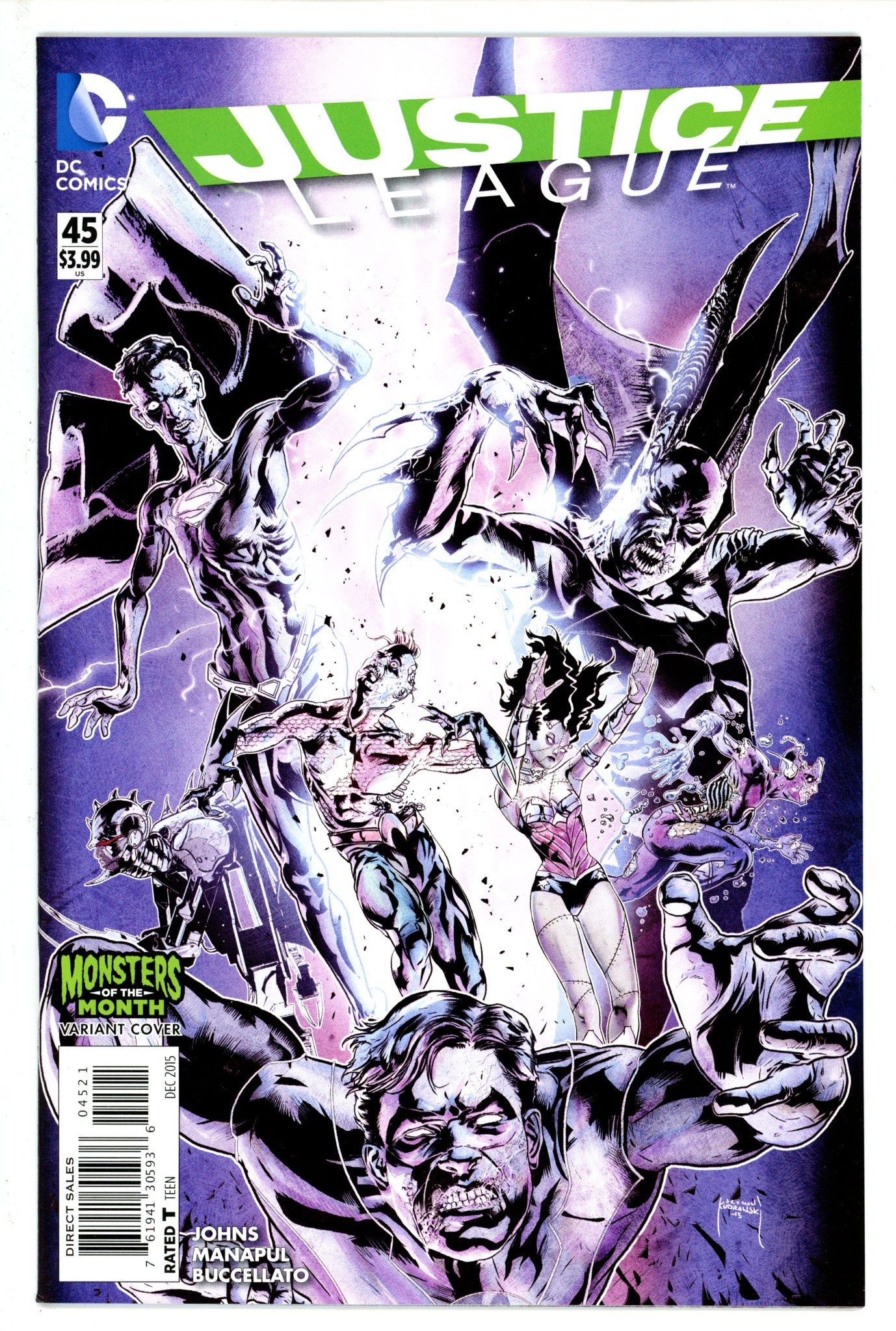 Justice League Vol 1 45 Kudranski Variant (2015)