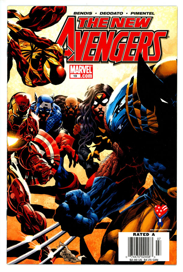 New Avengers Vol 1 19 Newsstand VF