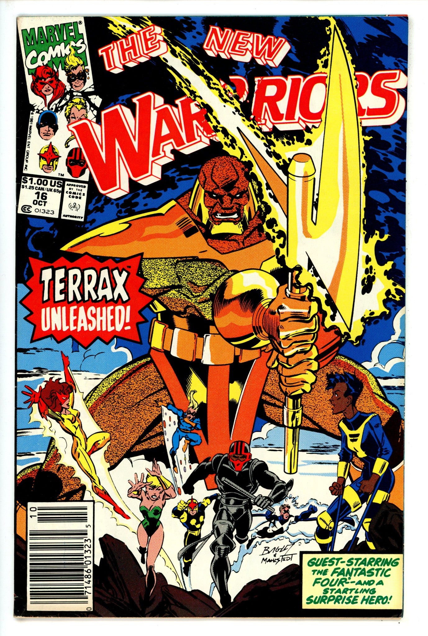 The New Warriors Vol 1 16 Newsstand