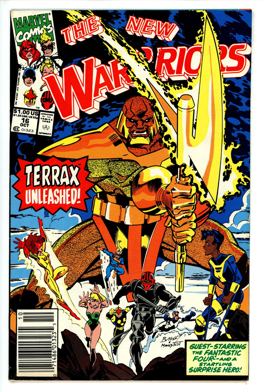 The New Warriors Vol 1 16 Newsstand