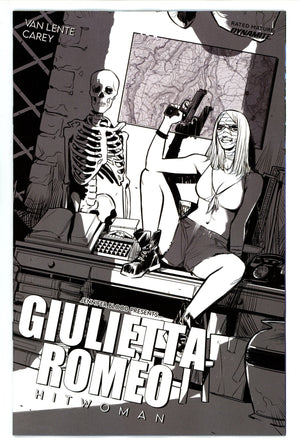 Jennifer Blood Presents Giulietta Romeo Hitwoman 1 Pinti B&W Incentive Variant (2022)