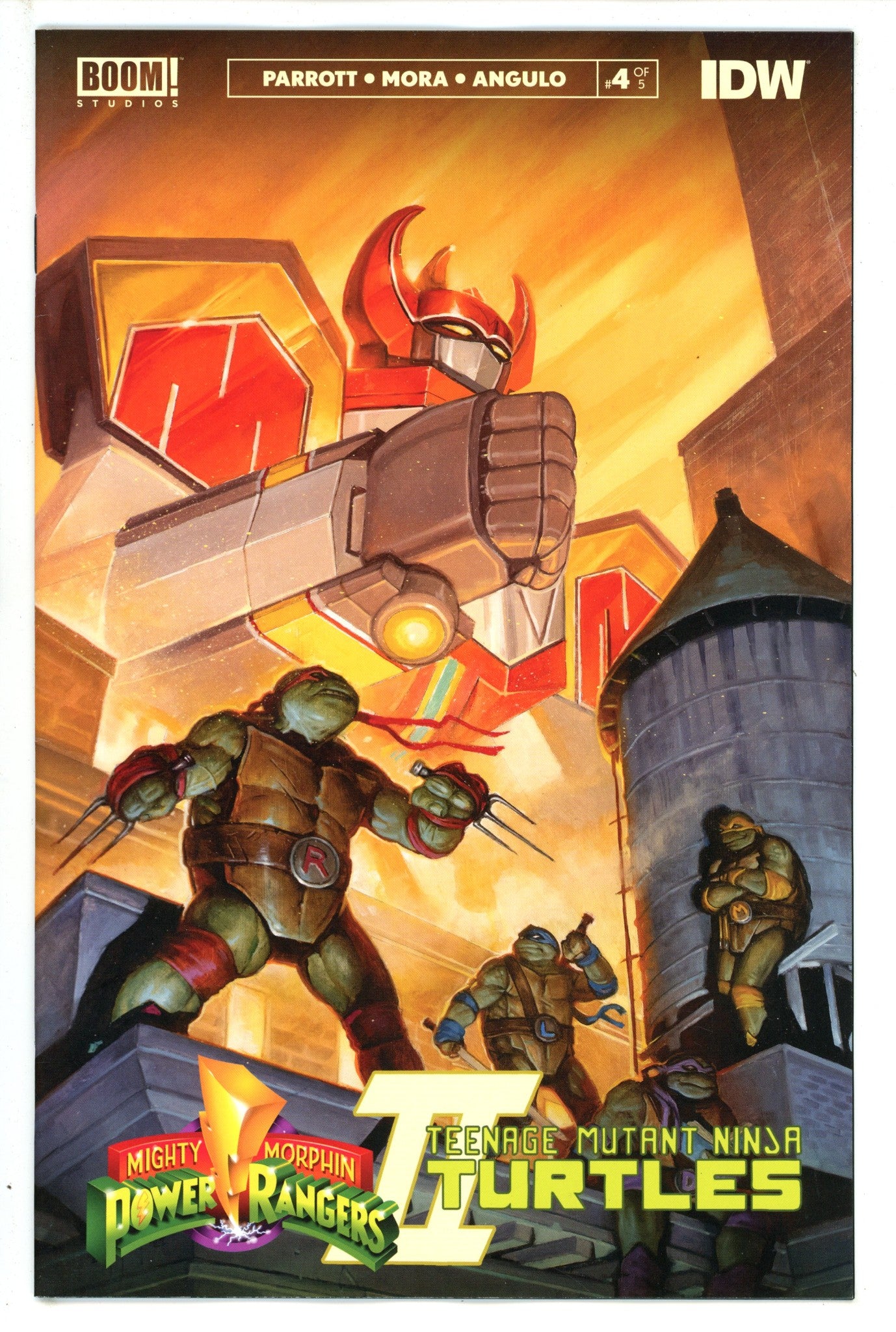 Mighty Morphin Power Rangers / Teenage Mutant Ninja Turtles II 4 Gist Incentive Variant NM- (2023)