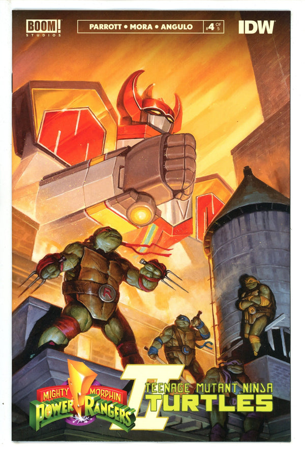 Mighty Morphin Power Rangers / Teenage Mutant Ninja Turtles II 4 Gist Incentive Variant NM- (2023)