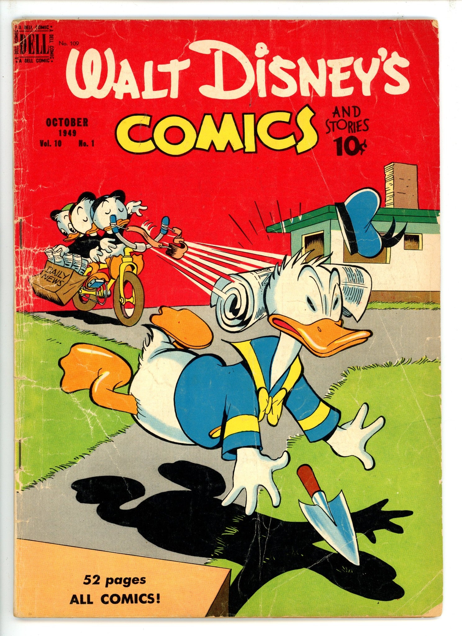 Walt Disney's Comics and Stories Vol 10 1 (109) GD+ (1949)
