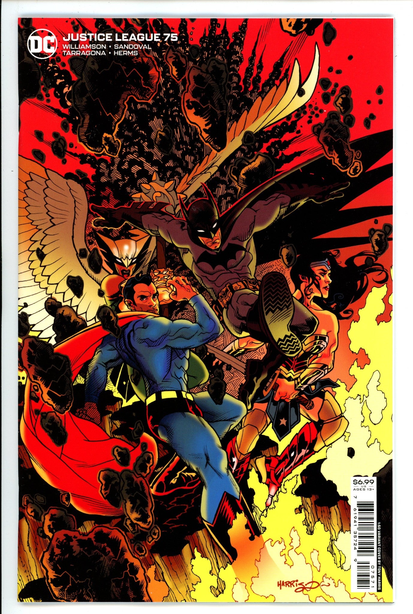 Justice League Vol 3 75 Harris Variant NM+