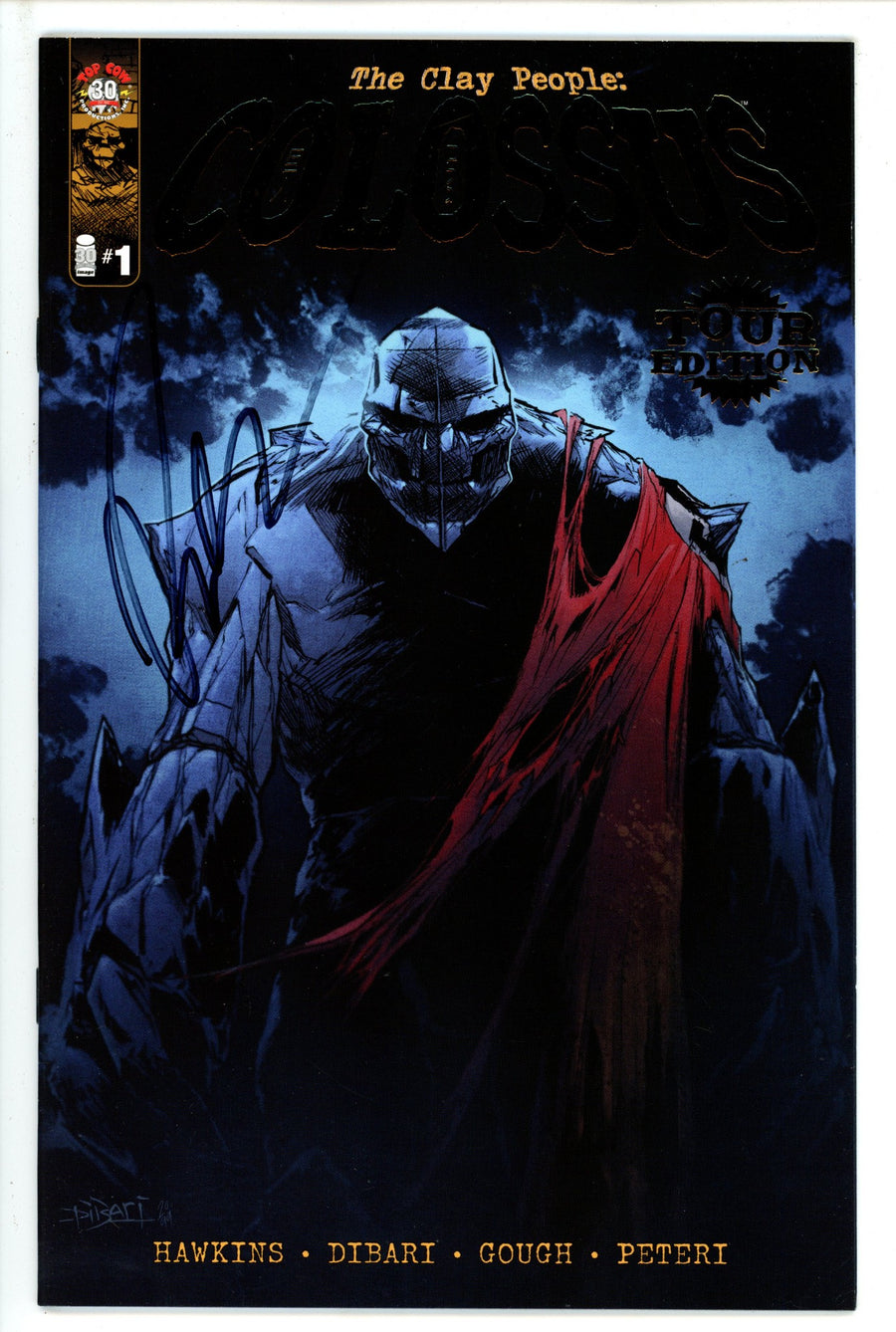 The Clay People: Colossus 1 Foil Variant Signed Hawkins VF/NM