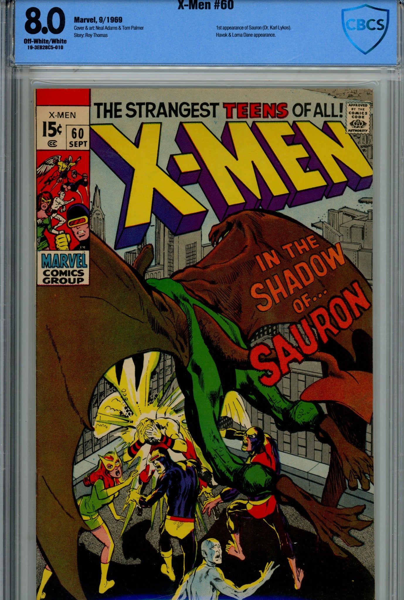 The X-Men Vol 1 60 CBCS 8.0 (1969)