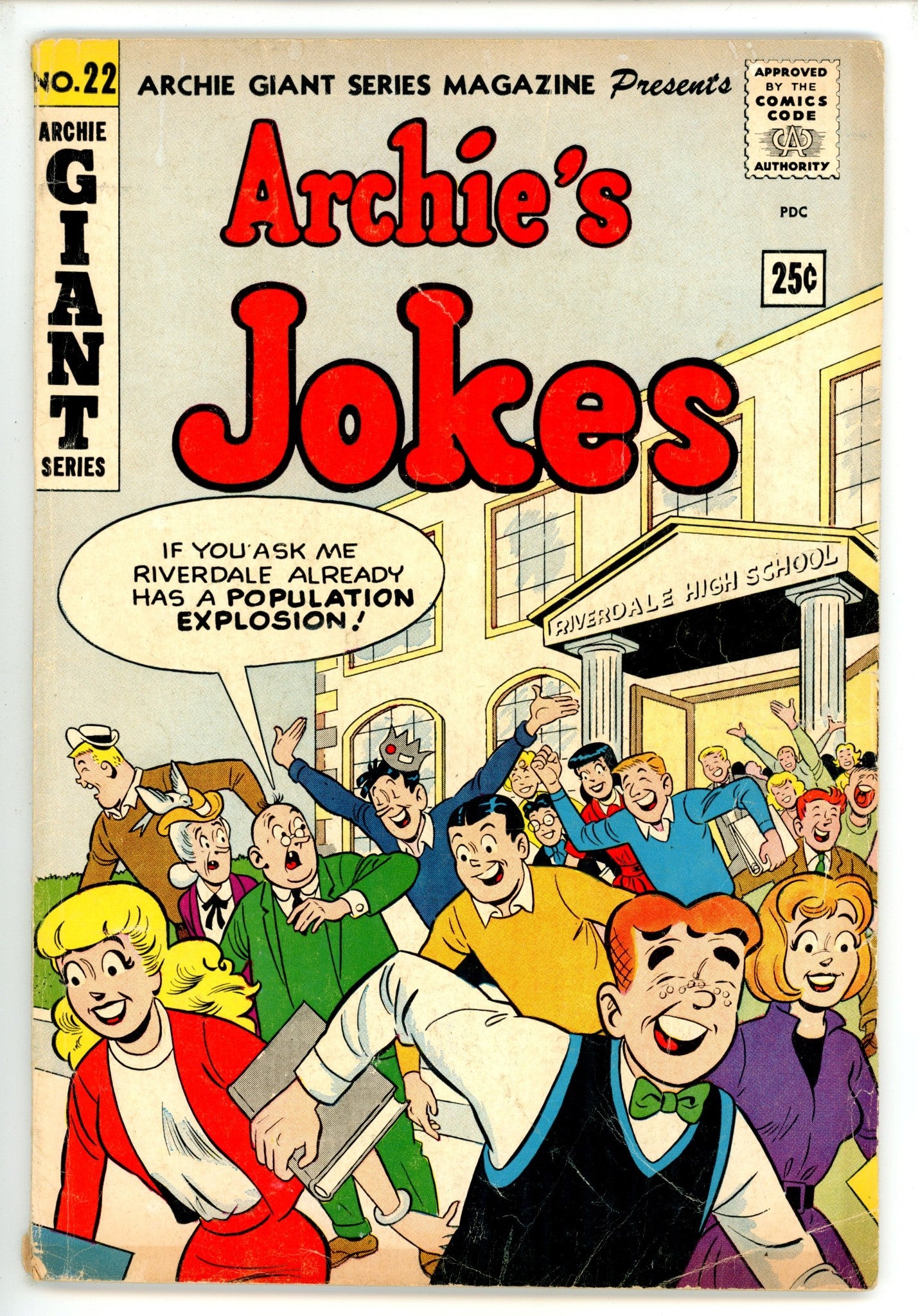 Archie Giant Series Magazine 22 VG- (1963)