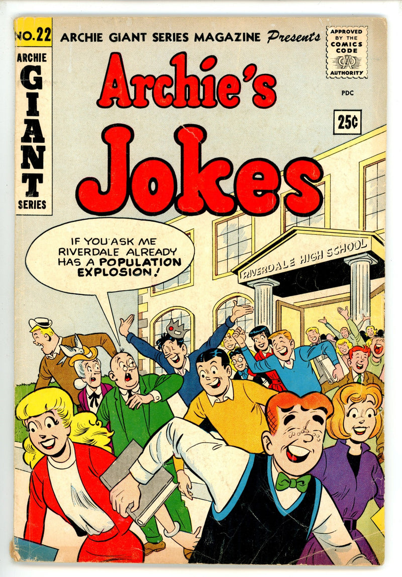 Archie Giant Series Magazine 22 VG- (1963)