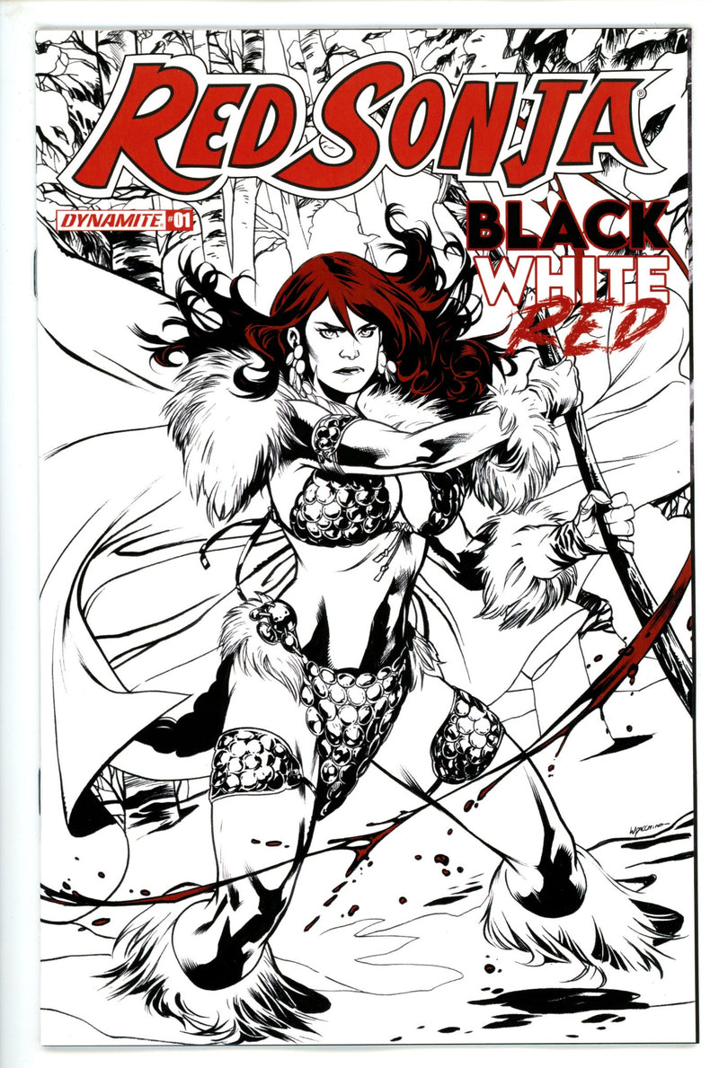 Red Sonja Black White Red 1 Lupacchino Variant (2021)