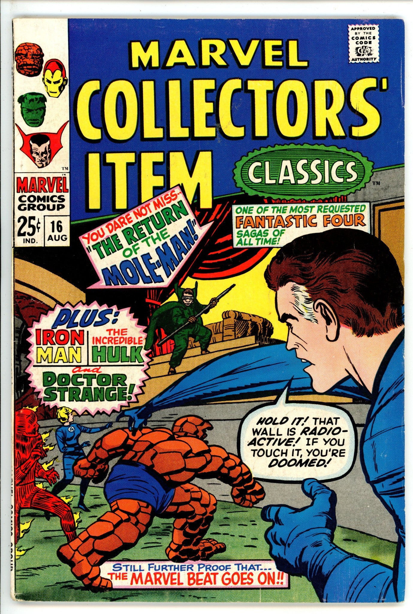 Marvel Collectors' Item Classics 16 FN+