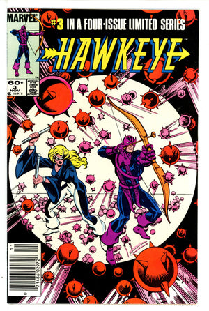 Hawkeye Vol 1 3 Newsstand VF (1983)