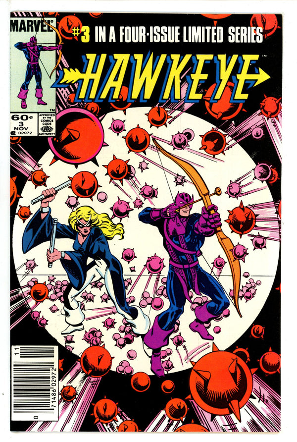 Hawkeye Vol 1 3 Newsstand VF (1983)