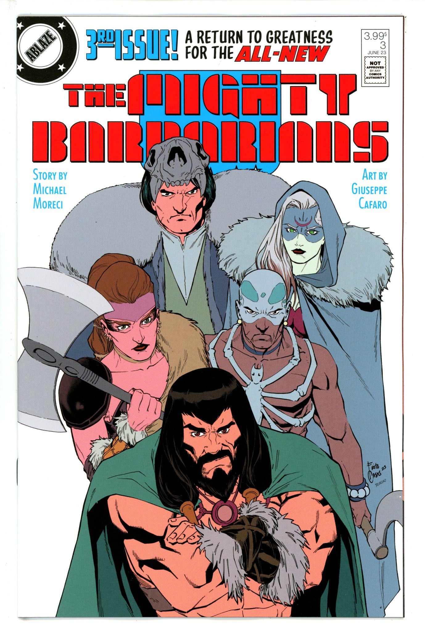 Mighty Barbarians 3 Casas Homage Variant (2023)