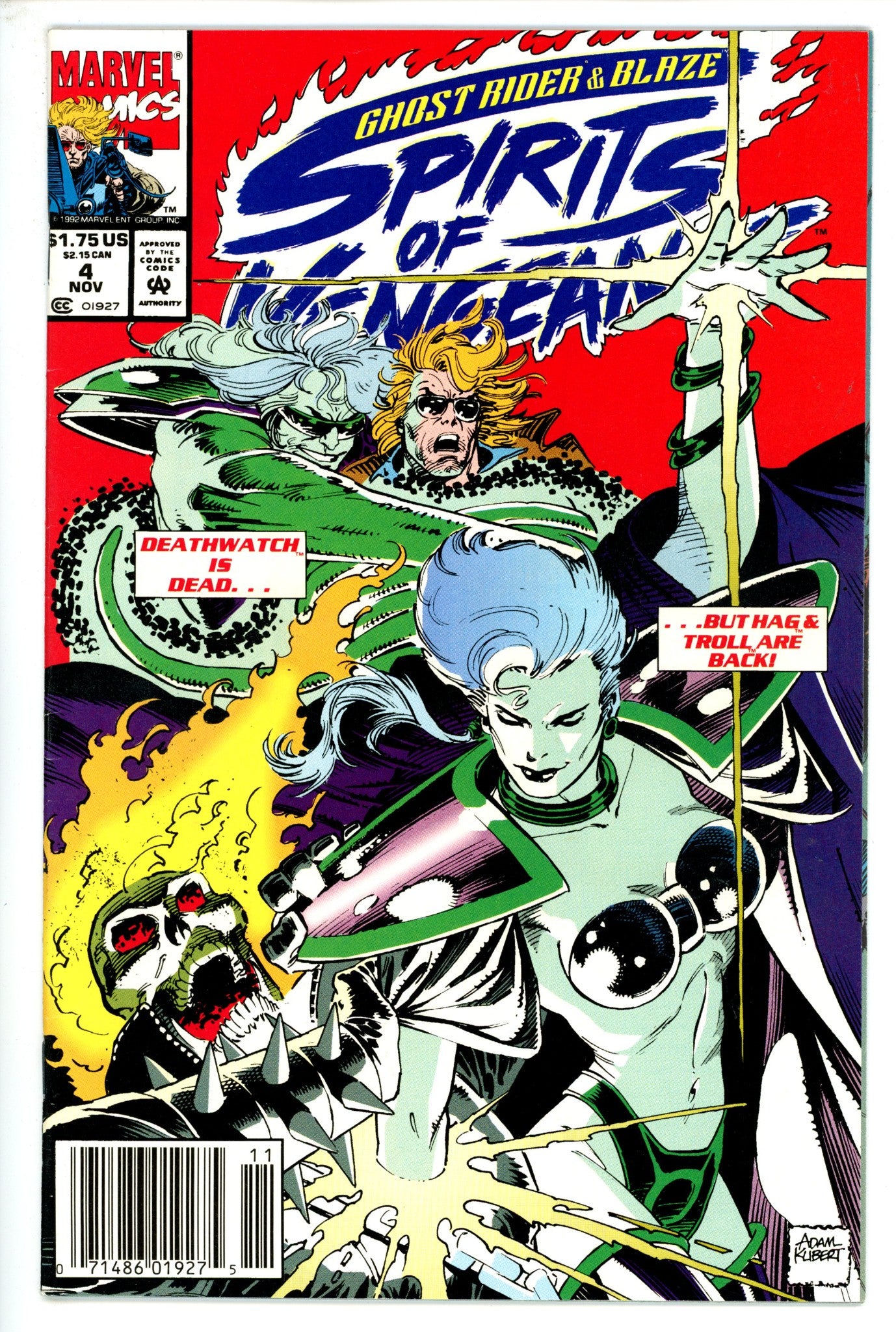 Ghost Rider / Blaze: Spirits of Vengeance 4 Newsstand