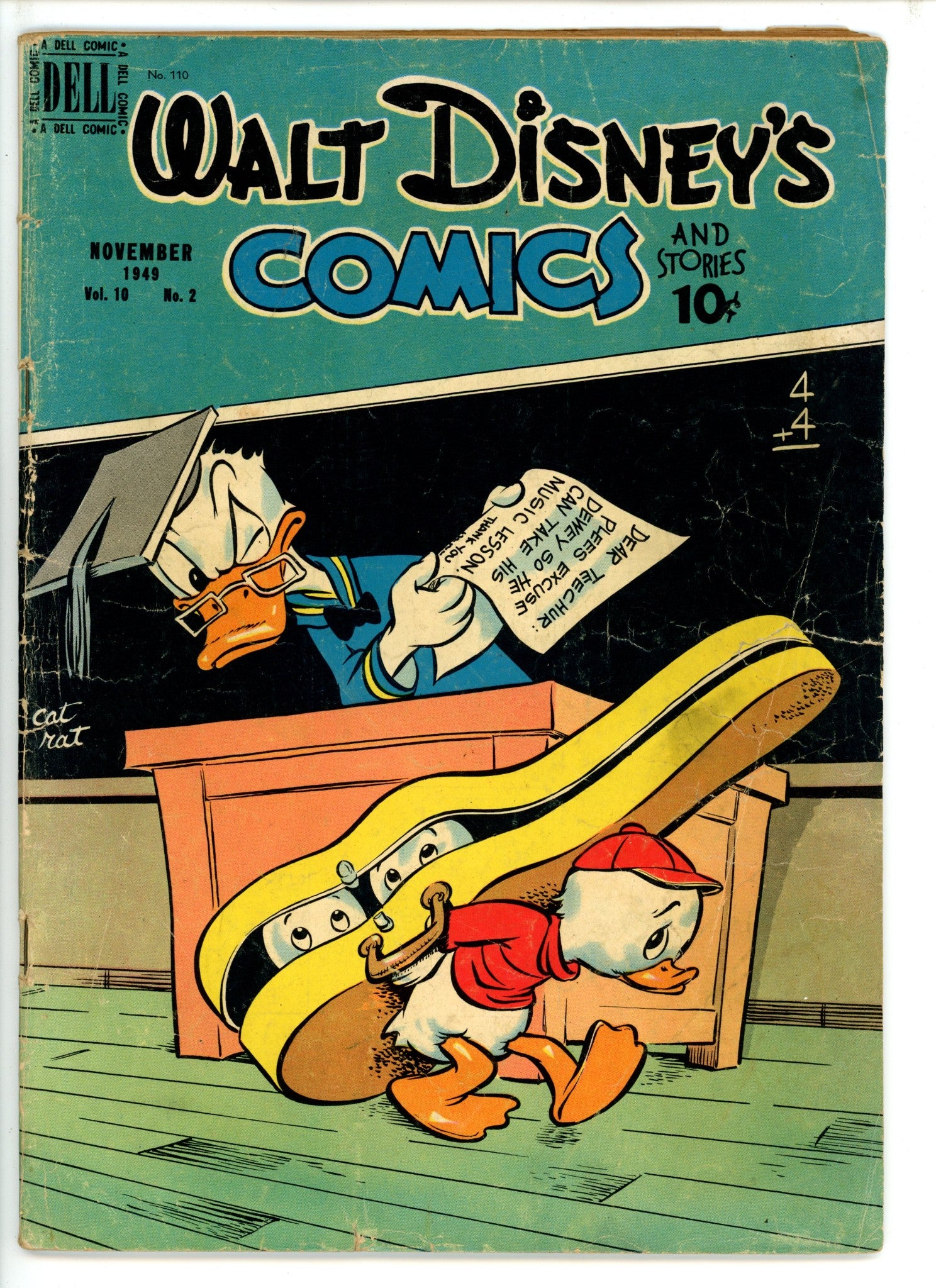 Walt Disney's Comics and Stories Vol 10 2 (110) GD/VG (1949)