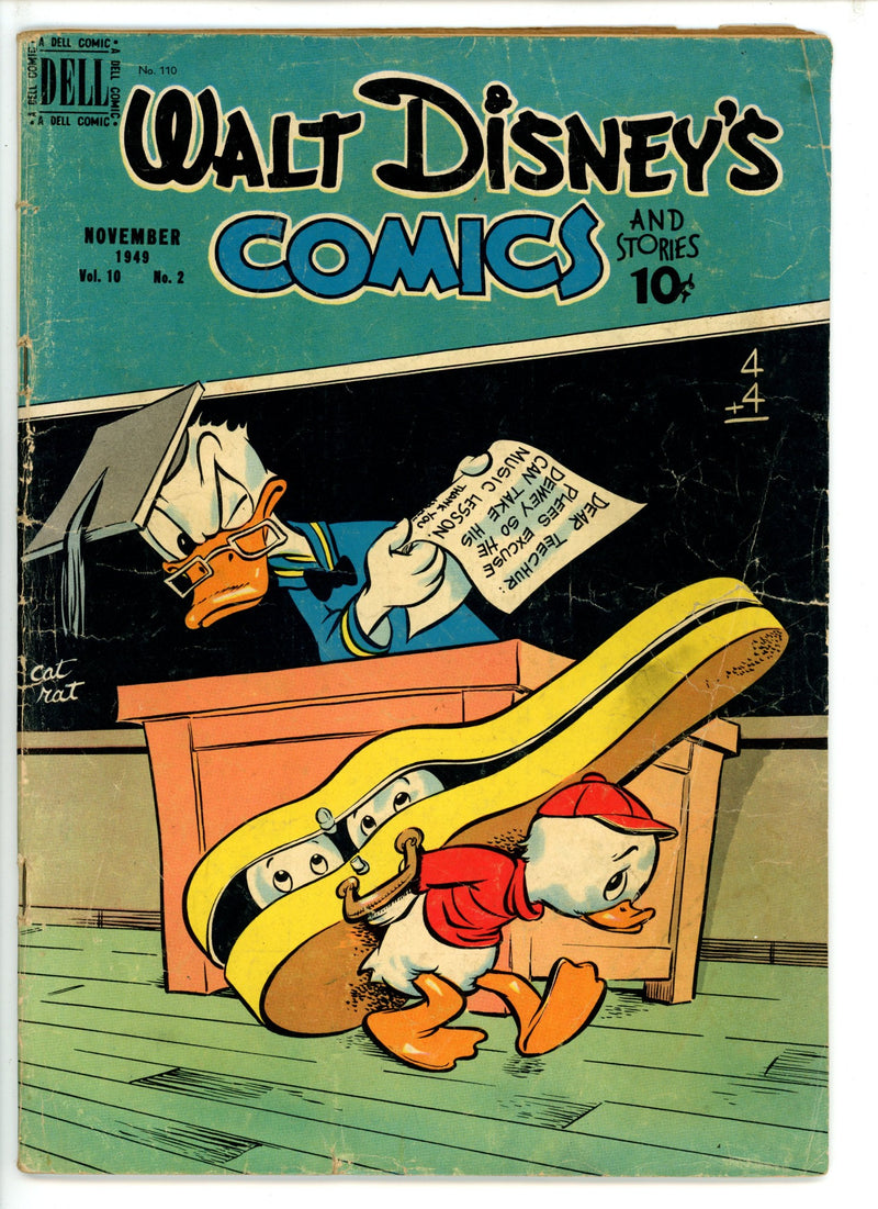 Walt Disney's Comics and Stories Vol 10 2 (110) GD/VG (1949)