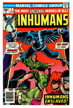 The Inhumans Vol 1 5 VF- (1976)