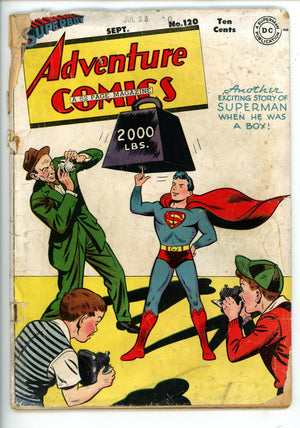Adventure Comics 120 Incomplete, Pieces Mising Last Pages PR