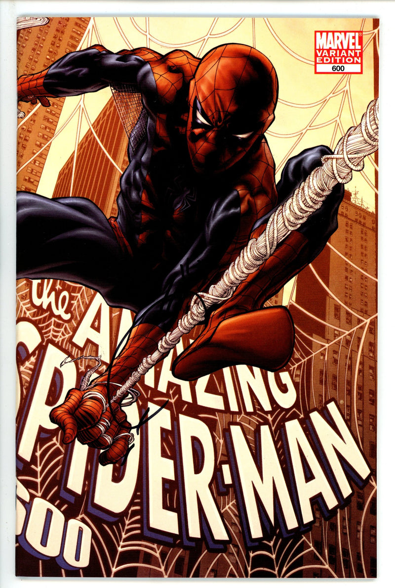 The Amazing Spider-Man Vol 2 600 Quesada Variant Signed Quesada NM-