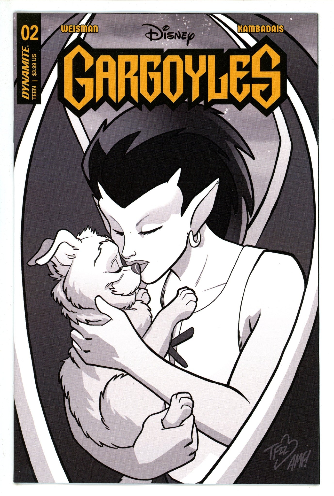 Gargoyles 2 Fleecs B&W Incentive Variant (2023)