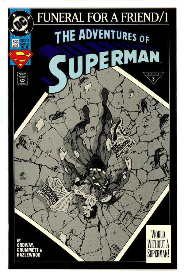 Adventures of Superman 498 2nd Print