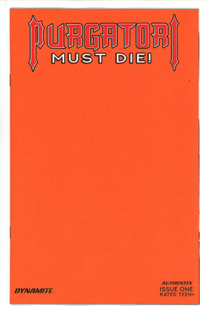 Purgatori Must Die 1 Blank Orange Variant (2023)