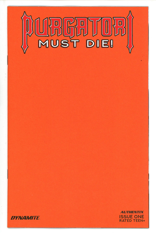 Purgatori Must Die 1 Blank Orange Variant (2023)