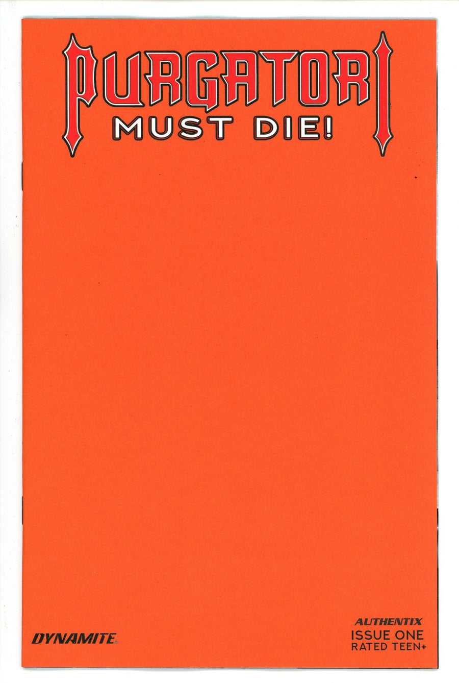 Purgatori Must Die 1 Blank Orange Variant (2023)