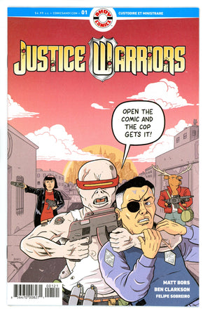 Justice Warriors 1 Bors Variant