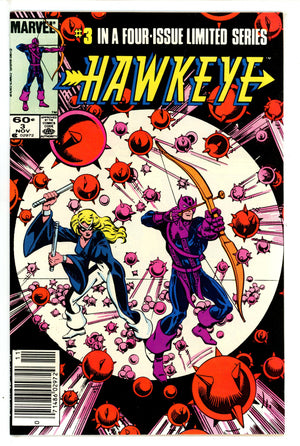 Hawkeye Vol 1 3 Newsstand VF/NM (1983)