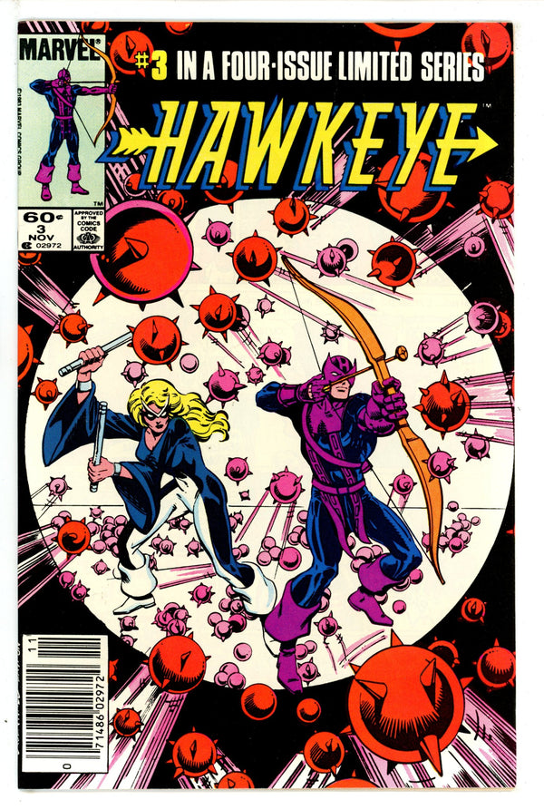 Hawkeye Vol 1 3 Newsstand VF/NM (1983)