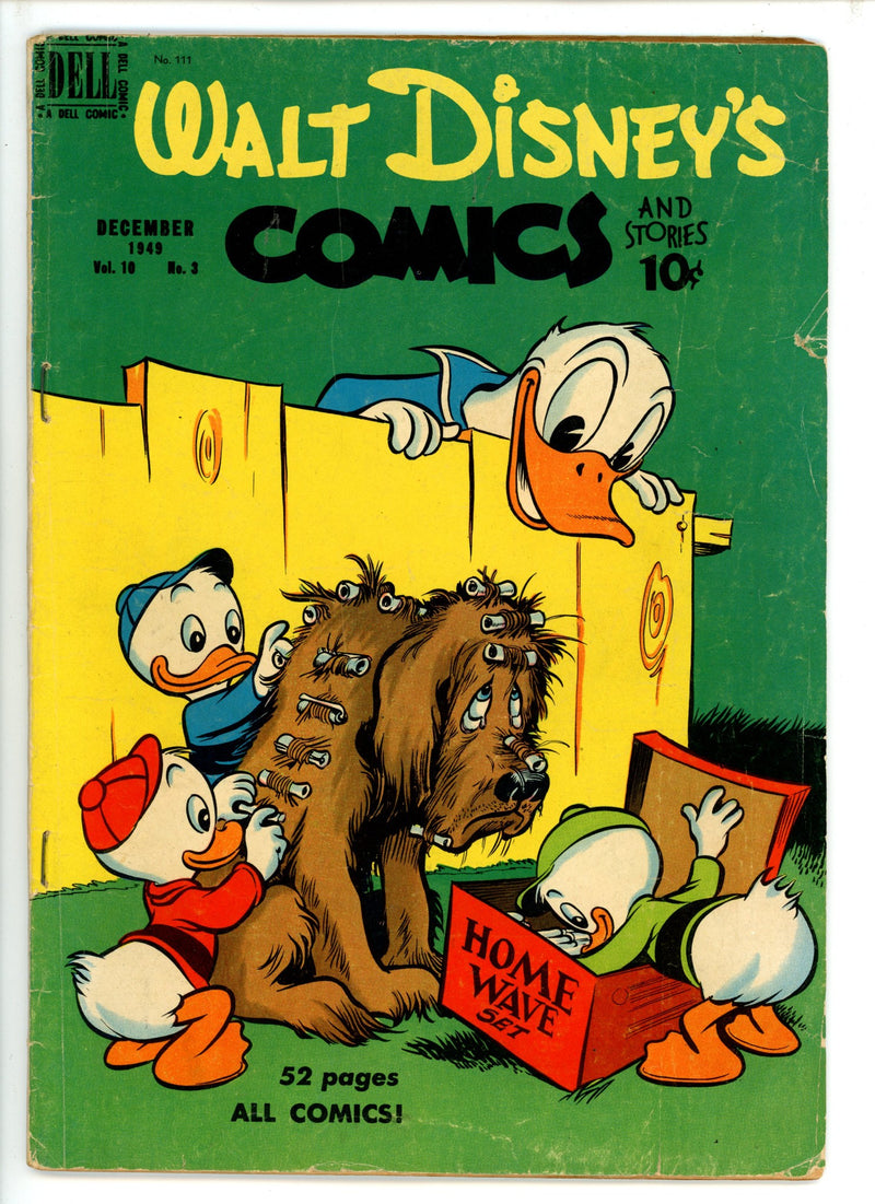 Walt Disney's Comics and Stories Vol 10 3 (111) VG- (1949)