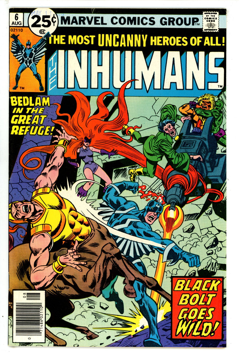 The Inhumans Vol 1 6 VF- (1976)