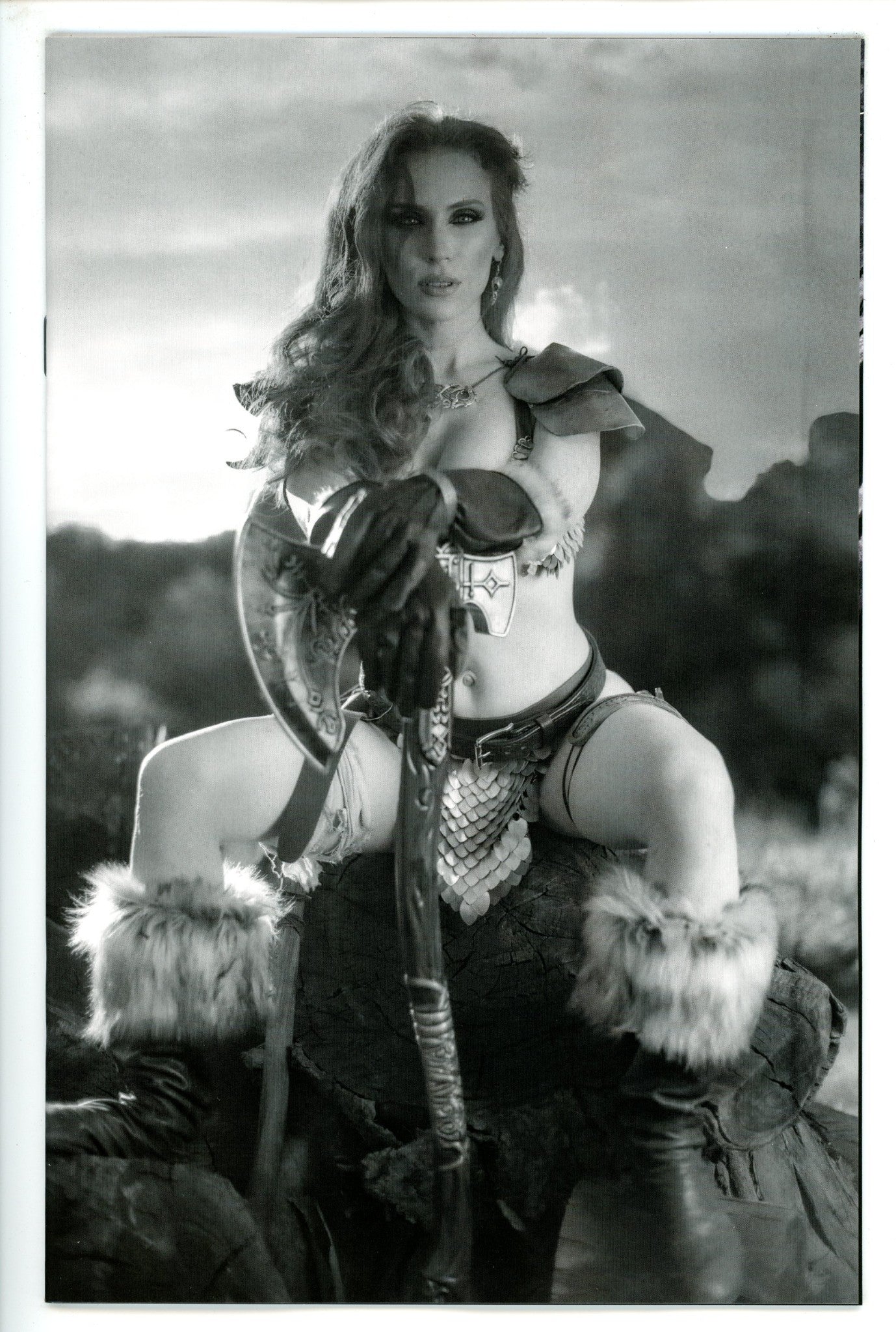 Red Sonja Black White Red 1 Cosplay Variant (2021)
