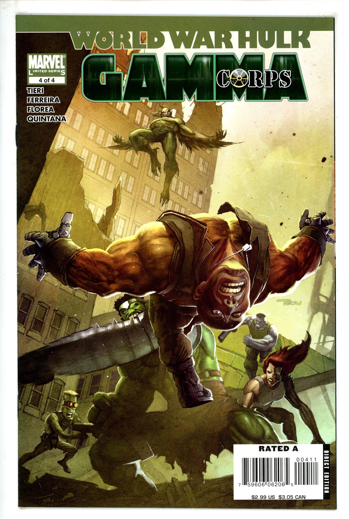 World War Hulk: Gamma Corps 4 (2007)