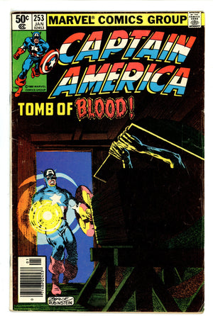 Captain America Vol 1 253 Newsstand
