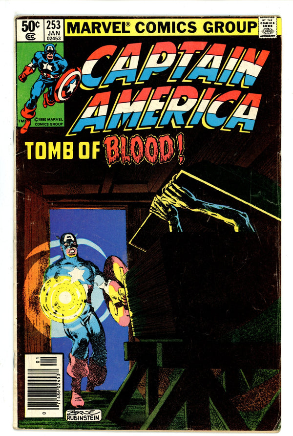 Captain America Vol 1 253 Newsstand