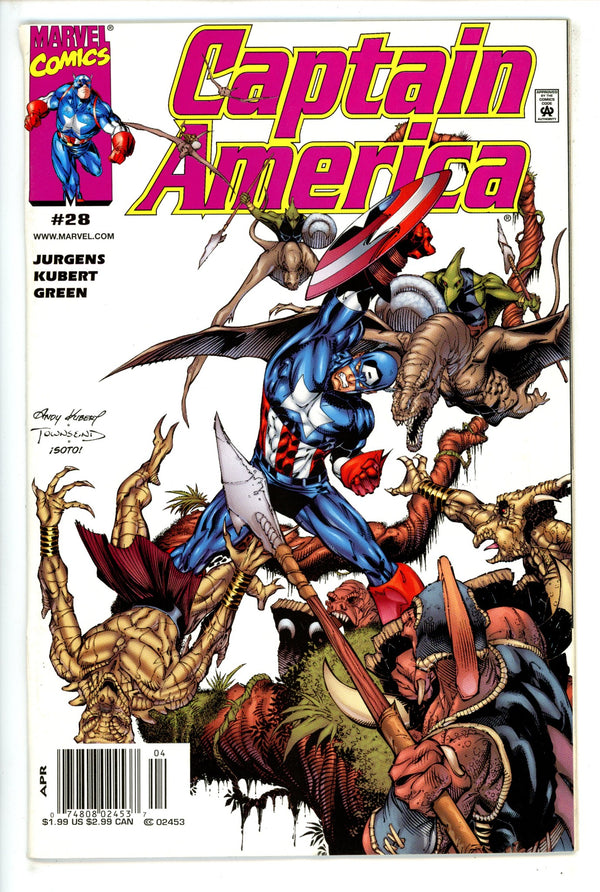 Captain America Vol 3 28 Newsstand