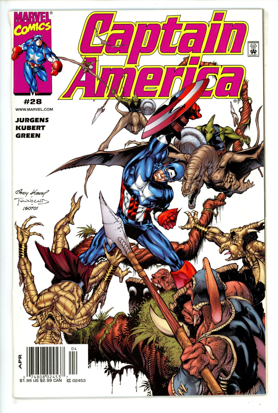 Captain America Vol 3 28 Newsstand