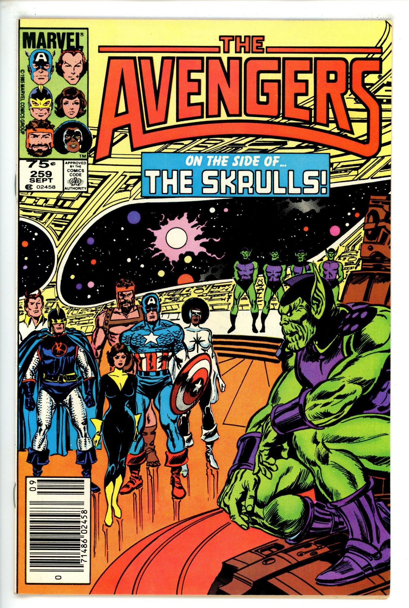 The Avengers Vol 1 259 Canadian VF