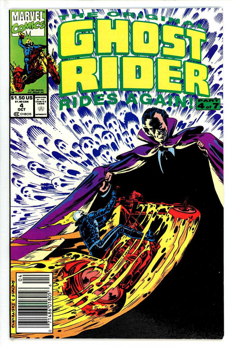 The Original Ghost Rider Rides Again 4 Newsstand (1991)