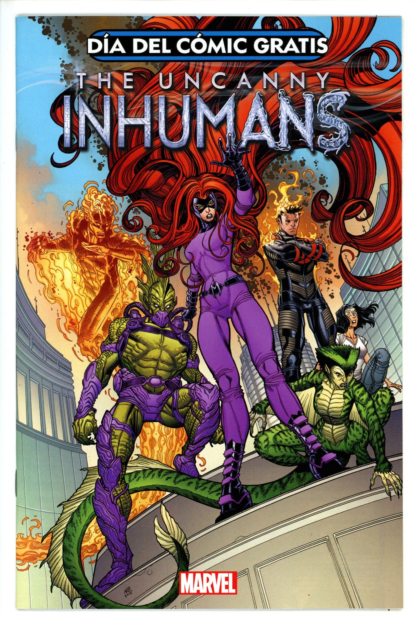 Uncanny Inhumans FCBD Spanish 1 VF/NM