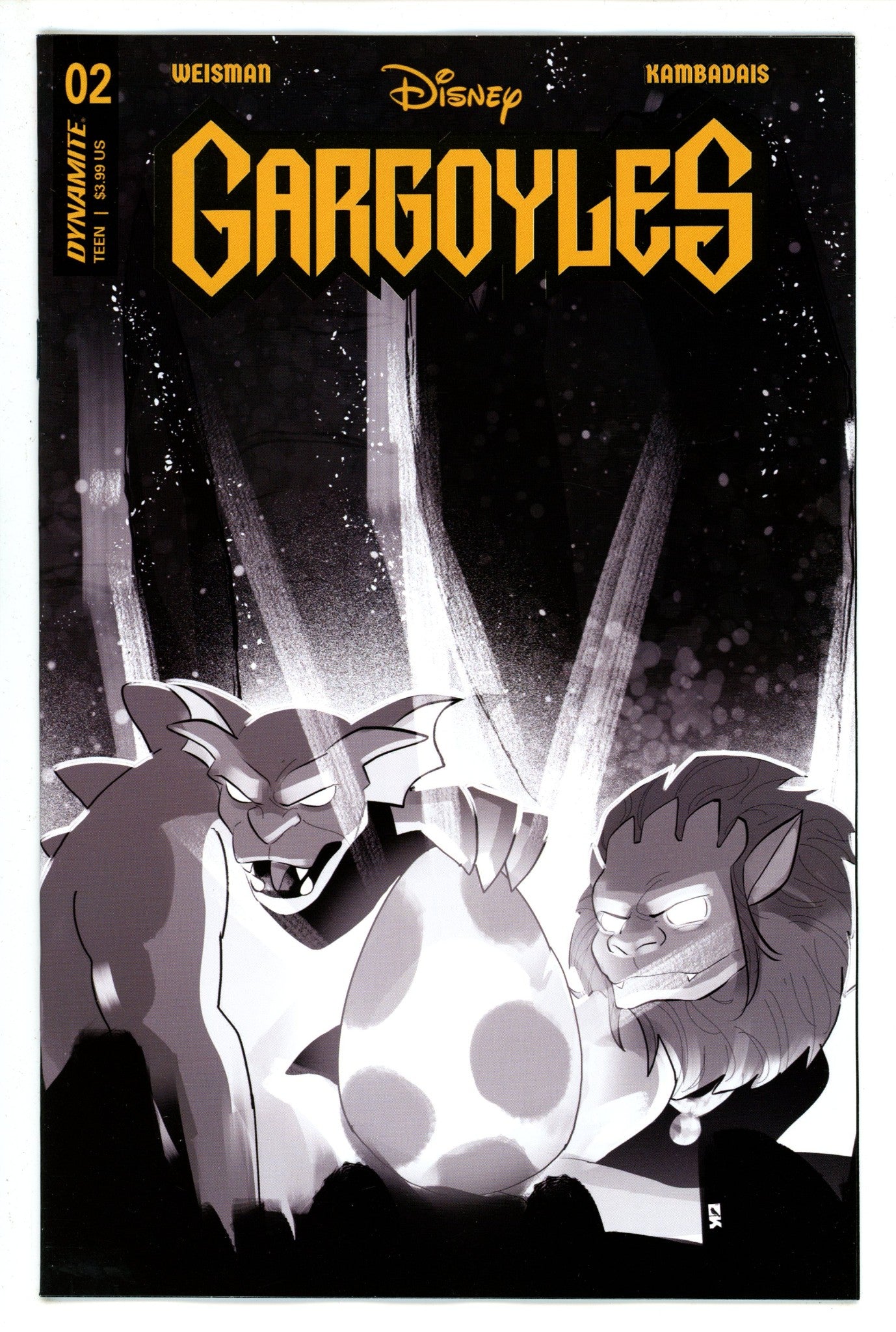 Gargoyles 2 Kambadais B&W Incentive Variant (2023)